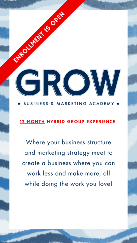 Grow Business and Marketing Academy 12 months group experience