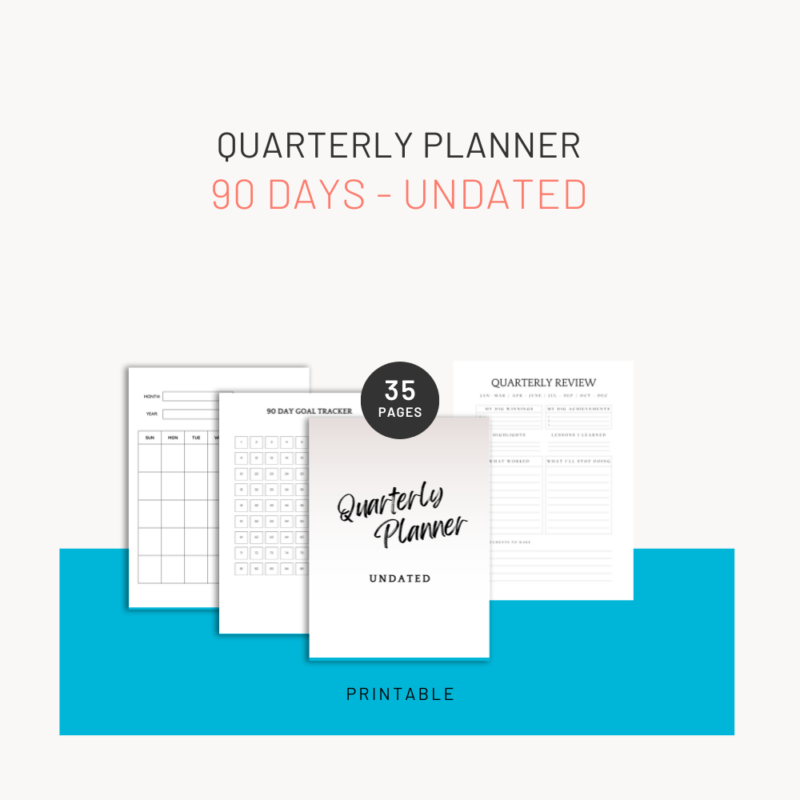 2024 Core Values Business Planner Printable Daily Version Kat Virtual Services 8002