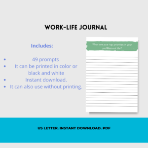 work life journal.