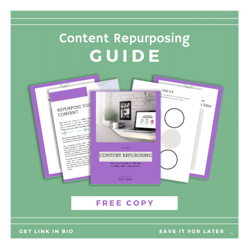 content repursing guide. Free copy. 