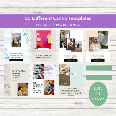 30 Different Canva Templates Edit in Canva