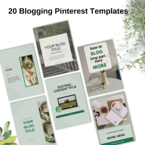 20 Blogging Pinterest Templates