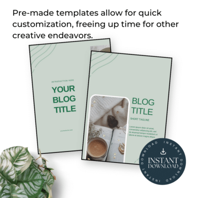 Pre-made templates allow for quick customization, freeing up time for other creative endeavors.