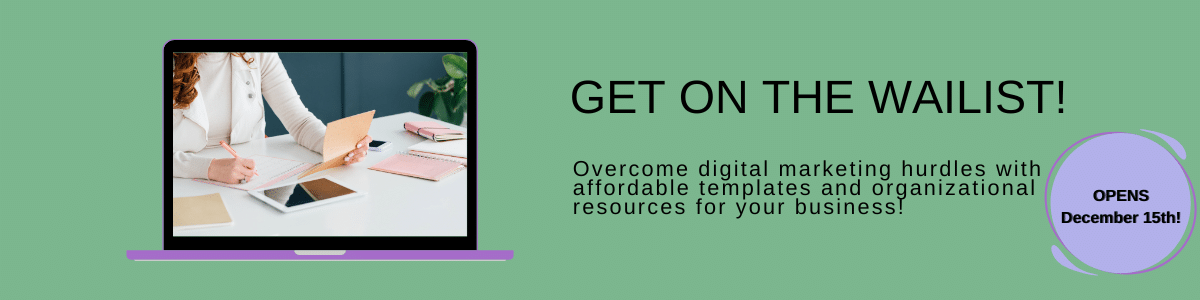 Overcome digital marketing hurdles with affordable templates and organizational resources for your business!