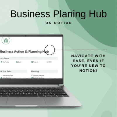 Business Action & Planning Hub (Notion Biz Planner Template) - Image 2