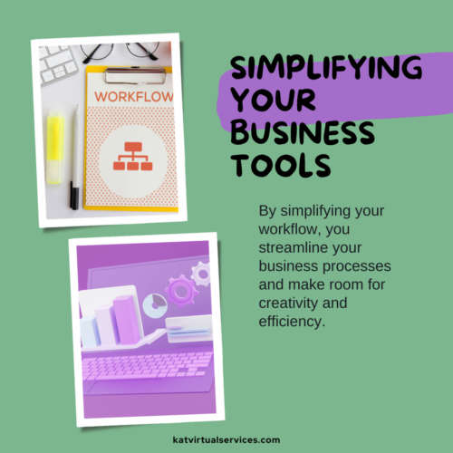 By simplifying your workflow, you streamline your business processes and make room for creativity and efficiency. 