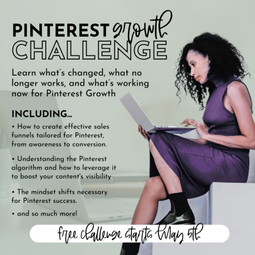 Pinterest Growth Challenge. Learn what’s changed, what no longer works, and what’s working now for Pinterest Growth
Including...• Understanding the Pinterest algorithm and how to leverage it
to boost your content's visibility